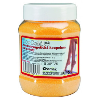 Top gold Sůl Aromaterapeutická koupelová na nohy 400g
