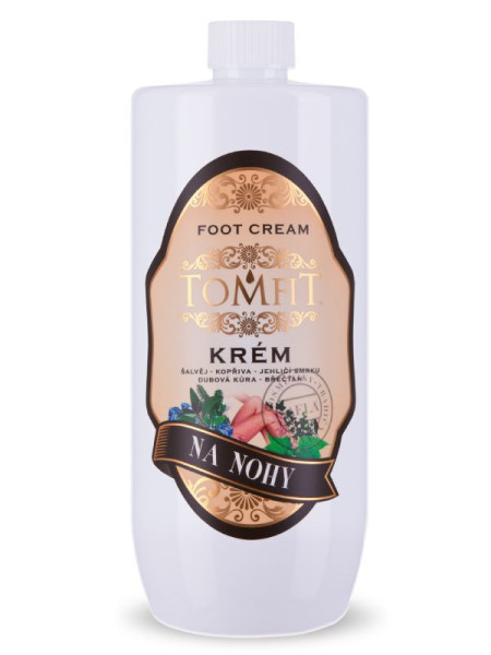 TOMFIT Krém na nohy 1l