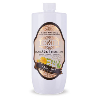 TOMFIT Emulze Masážní Základní bez parfemace 1l