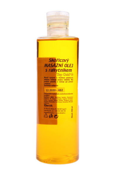 Top gold Olej masažní skořicový s rakytníkem 250ml