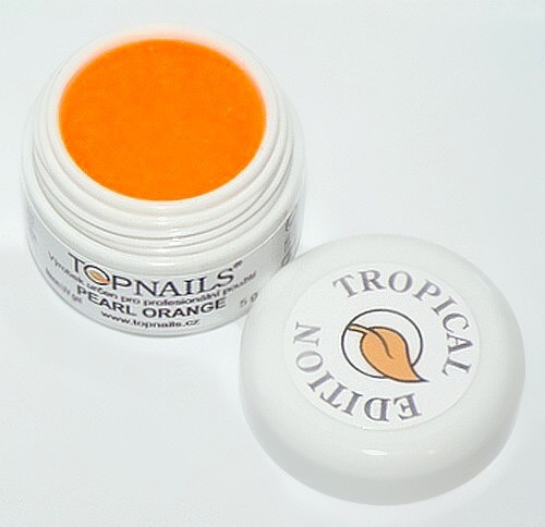 Topnails UV Gel Tropical Pearl 5g Orange