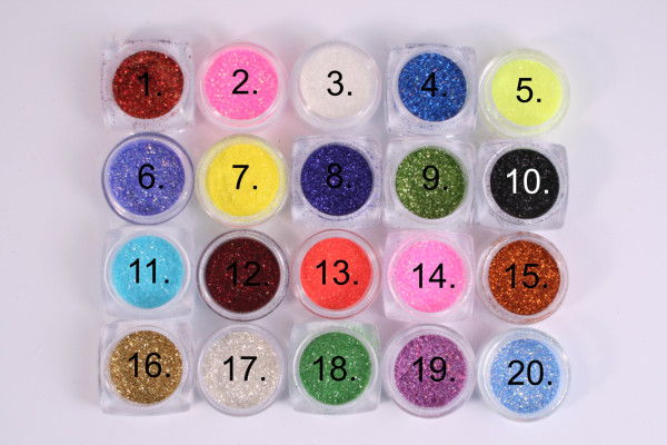 Zdobící prach speciál Jemný 39 Pastel Oranžový