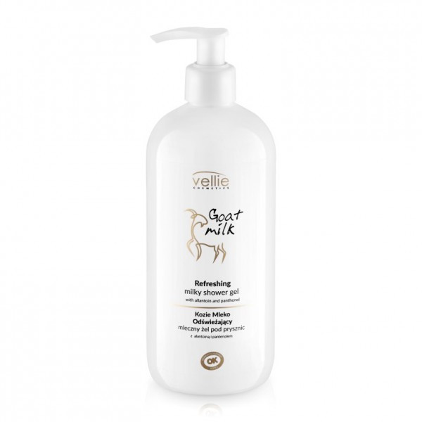 Vellie Sprchový gel  s kozím mlékem 500ml