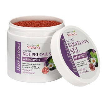 Herb Extract Koupelová sůl Alpské květy 650g