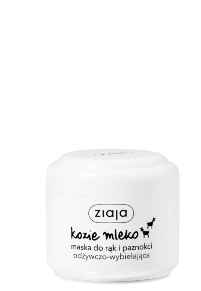 Ziaja Maska na ruce a nehty výžívná-bělící s kozím mlékem 75ml